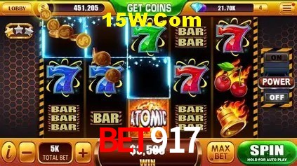 Jackpots e promoções na Bet917